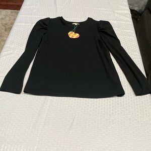 Hayden girls black XL top